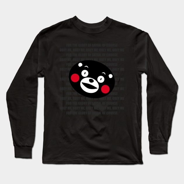 For the glory of Kumamon Long Sleeve T-Shirt by EvilSheet